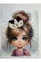 Cat Snap Baby Clip Hairless Baby Barrette Newborn Barrette - 2