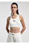 Essentials White Cotton Women's Sports Bra