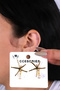 Dangling Pearl Stone Starfish Women's Earrings
