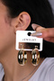 Gold Color Hoop Women Earrings - 2
