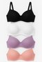 Women's Underwire, Non-Padded, Unwired Daily 4-Pack Bra Set