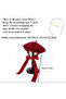 Winter Felt Designer Painter Hat with Ribbon Tie - 5