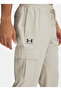 1386558-289-Ua Vibe Woven Cargo Pan Brown Tie-Waist Regular Straight Men's Sweatpants - 4