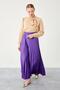 K.Mor Pleated Satin Skirt - 4