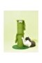 Bamboo Large Cat Scratcher – Durable Hemp Rope & Interactive Sound Leaves | 39cm x 39cm x 63cm - 5