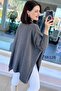 Batwing Sleeve Knitwear Blouse 6K116 - 2