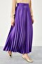 K.Mor Pleated Satin Skirt - 2