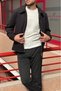 Men'S, Standard-Fit, Zipper Detail, Shirt Collar, Cashmere Jacket 626 - 4