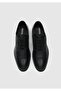 Black Leather Men's Shoes - 5