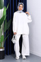 Ecru Two Thread Oversize Trouser Suit - 3