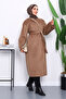 Biscuit Belted Cashmere Coat - 2