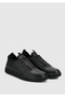Black Leather Men's Shoes - 2