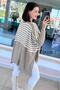 Batwing Sleeve Knitwear Blouse 6K116 - 2
