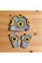 Knitted Sunflower Motif Beanie & Gloves Set - 4