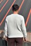 Men'S, Old Money Culture, Hair Braid, Wool Blend, Crew Neck Sweater Pltk10 - 6