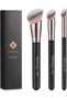 Foundation Contour Conceal Brush Set, 3PCS Angled Synthetic Kabuki Brush for Blending Settin
