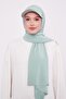 Light Green Practical Hat and Shawl Set - 3