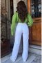 Milano High Waist Wide Leg Lycra Wide Leg Palazzo Pants