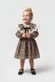 Baby Girl Dress Girls' Dress Leopard Birthday Party Wedding Special Occasion Long Sleeve Lined Dress - 7