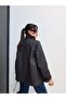 Velvet Collar Pocket Detail Jacket - 5