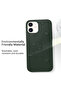 جراب iPhone 12 مقاس 6.1 بوصة، مقاوم للصدمات، حواف منحنية، جراب Apple iPhone 12، واقي مضاد للخدش، أخضر - 6