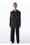 Extrafine Merino Wool Blend Knitwear Jacket Dark Gray - 2