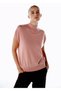 Pink Merino Wool Blend Knitwear Top