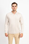 Polo Neck Men's Knitwear Sweater - 4