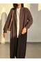 Selanik Fabric Long Cardigan - 2