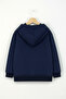 Boy's Hooded Cardigan with Pockets - 7