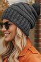Women's Winter Pompom Thick Knitted Beanie - 8