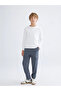 Lcw Kids Gray Elastic Waist Boys Cargo Sweatpants