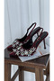 Lizza Floral Detailed Heeled Shoes - 5