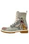 Women's Vegan Leather Grey Long Boots - Warner Bros Looney Tunes Tom and Jerry Tiny Trouble Design - 3