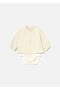 Baby Girl Muslin Jumpsuit Cream 2723