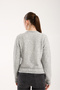 Gray Color Bib Cardigan with Pockets - 5