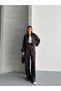 Leopard Satin Jacket Pants Set - 7