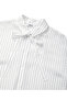 Stripe Pattern Scarf Shirt - 4