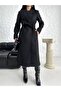 Women's Premium Imported Fabric Tie-Up Belted Cashmere Coat - 7