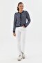 Striped knit cardigan laci - 4