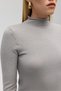 Serina Turtleneck Gray Slim Knitwear - 8