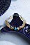Certified Turquoise and Citrine Natural Stone Macrame Bracelet - 4