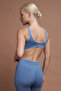 Naia Blue Double Color Seamless Sports Bra - 2