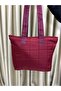 Large Volume Quilted Handle Bag Red - 3