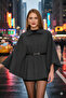 Women's Winter Cashmere Poncho - 4