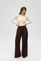 Serina Turtleneck Beige Slim Knitwear - 2