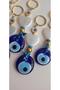 Gift Heart Detailed Evil Eye Beaded Keychain 12 cm - 8