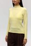 Serina Turtleneck Yellow Slim Knitwear - 3