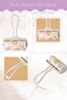 Adhesive Leafy Lint Roller Horizontal Cat Dog Hair Lint Roller 15+15 Sheets Lint Tape - 3