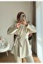 طقم سكوبا نسائي مكون من قطعتين - بيج - 4